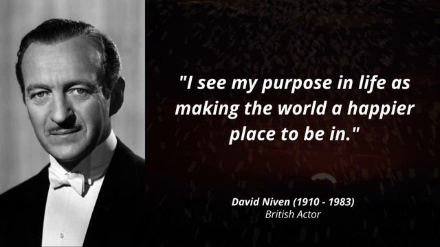 David Niven Best Quotes || British Actor смотреть онлайн