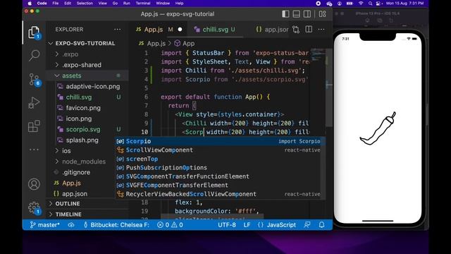 How to Add SVGs to Expo React Native Apps using react-native-svg and react-native-svg-transformer смотреть онлайн