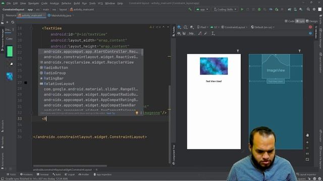 Part 11 | Constraint Layout in Android Studio with Example in Hindi смотреть онлайн