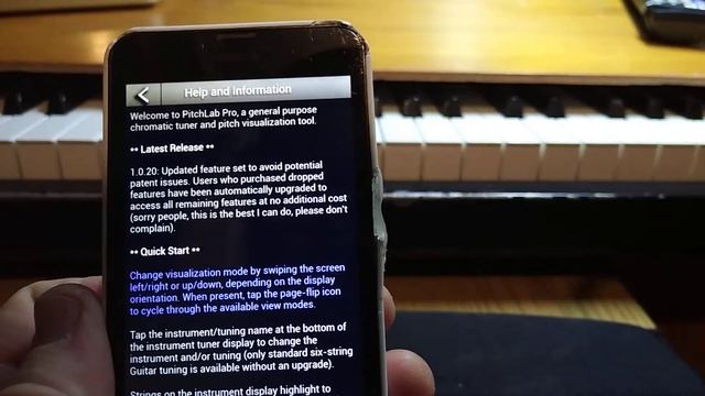 Лучший хроматический тюнер PitchLab Pro смотреть онлайн