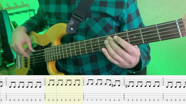 Him Funeral of hearts (Bass cover with tabs) смотреть онлайн
