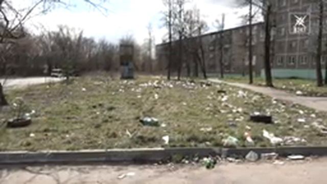 Вместо подснежников мусор. Нашествие пакетов и других отходов на Колыберевской смотреть онлайн
