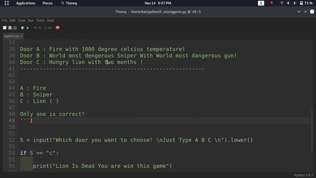 Create Your First Quiz Game In Python | Python In Linux | Python Gaming | Hindi смотреть онлайн