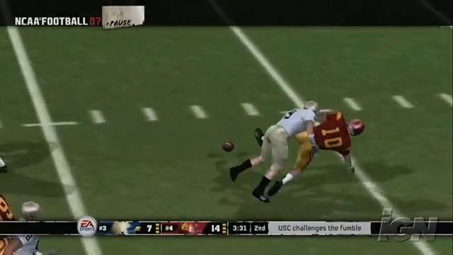 NCAA Football 07 Xbox 360 Gameplay - Coach Challenge смотреть онлайн