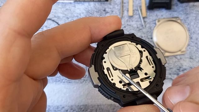 ЗАМЕНА БАТАРЕЙКИ В CASIO SGW-100-1V смотреть онлайн
