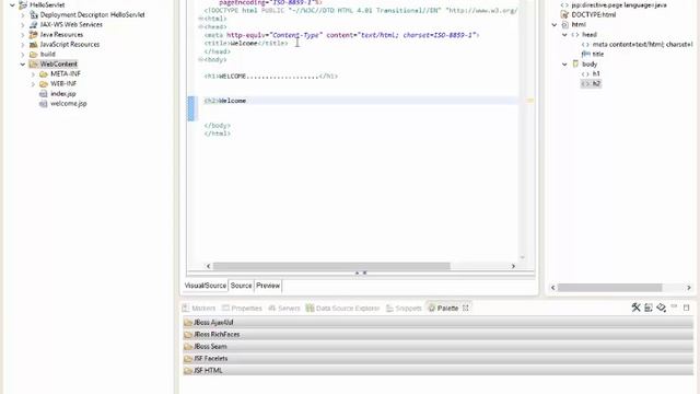 Simple Servlet Example using Eclipse смотреть онлайн