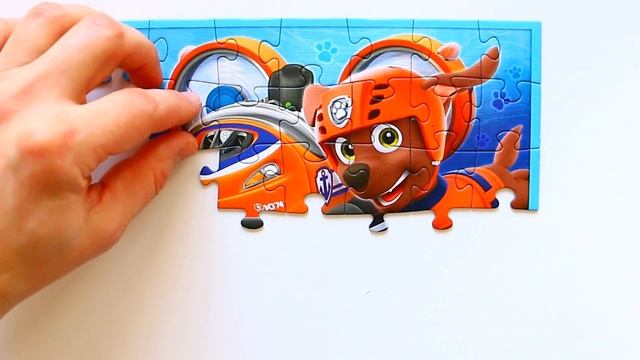 Пазл Щенячий Патруль - Зума спешит на помощь собираем пазлы для детей PAW Patrol | Danik and Lesha смотреть онлайн