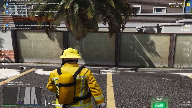 ЗАРАБОТАЛ $250.000 НА РАБОТЕ ПОЖАРНОГО. АКЦИЯ X2 на GRAND RP в GTA 5 RP? #29 смотреть онлайн