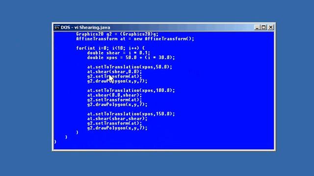 Lesson5 Shearing | Java Graphics Tutorial смотреть онлайн