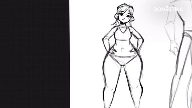 How to DRAW different BODY SHAPES - Drawing Tutorial by Magdalina Dianova | Domestika English смотреть онлайн