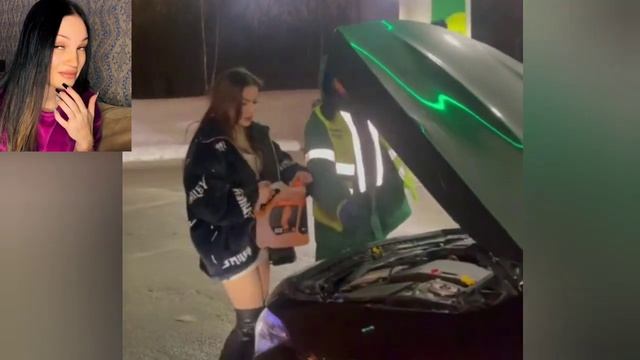 Девушка на Заправке Реакция Алисы смотреть онлайн