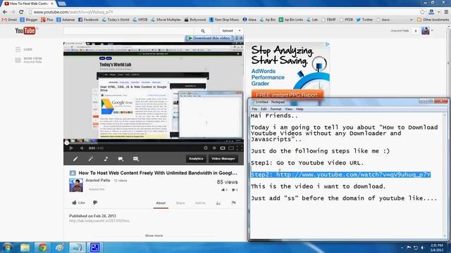 Download Youtube Videos Without Java and Download Managers смотреть онлайн