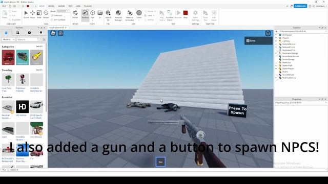 Realistic Mesh Deform Ragdolls in Roblox! (DEMO) смотреть онлайн