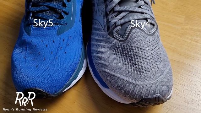 Three different kinds of foams?? | Mizuno Wave Sky 4 vs 5 | Mizuno Wave Sky 5 Review | смотреть онлайн