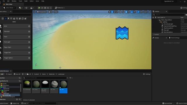 Unreal Engine 5 Procedural Landscape Material - Textured Landscape : UE5 Open World Tutorials #13 смотреть онлайн