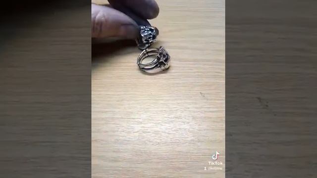 Перстни из серебра 925°. Частичное оксидирование. #ювелирныеукрашения #ювелирка_талант смотреть онлайн