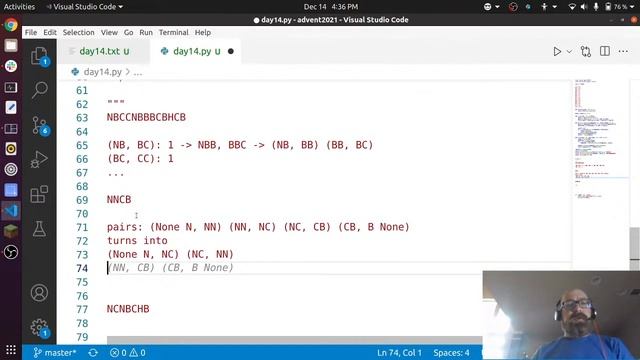 Joel Grus - Advent of Livecoding 2021 - Day 14 смотреть онлайн