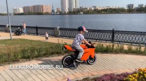 Электромотоцикл МОТО A001AA на аккумуляторах для детей