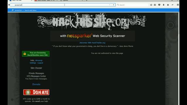 HackThisSite Basic Mission 10 смотреть онлайн