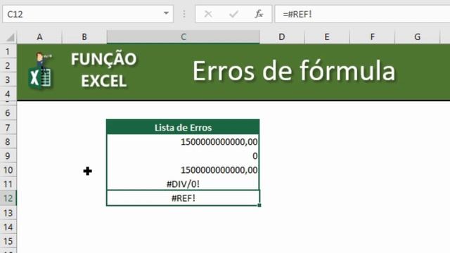 Os 5 erros de fórmula do Excel [Dica #9] смотреть онлайн