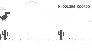 Dino T-Rex обзор Диназавр прыгает через кактусы