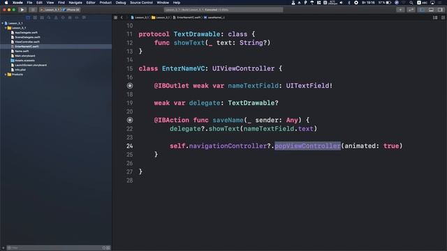 3. Singleton и Delegate. UITableView. смотреть онлайн