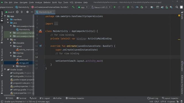 how to request runtime permissions with Android Jetpack смотреть онлайн