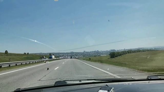 Обзор дороги от деревни до города. Город Красноярск. Покупка подарка на деньги из копилки. смотреть онлайн