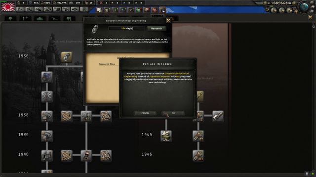 Hearts of Iron IV 1.5.4 mutually exclusive techs bug смотреть онлайн