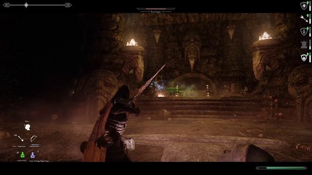 Skyrim Gameplay - Red Eagle Boss Fight (Revenge of the Enemies) смотреть онлайн