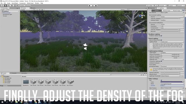 How to make a fog in unity смотреть онлайн