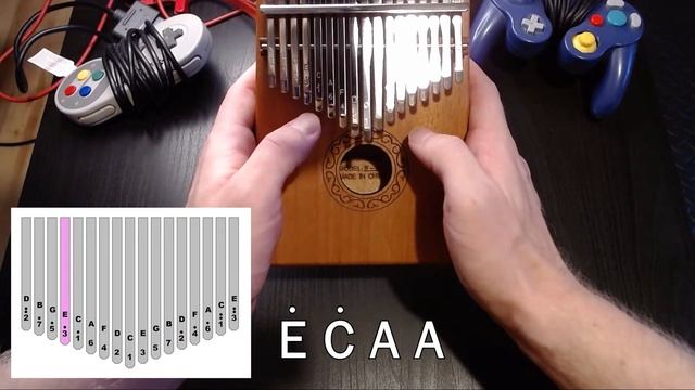 Kalimba - TETRIS THEME (Game Boy version; Korobeiniki). Tutorial смотреть онлайн