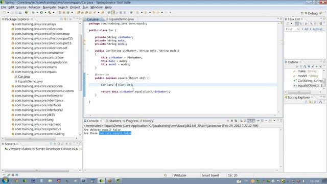 Session9 equals, hashCode, intro to Collections смотреть онлайн