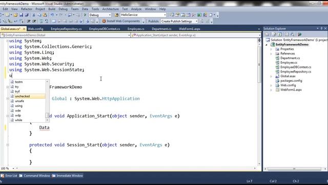 Part 5 How to handle model changes in entity framework смотреть онлайн
