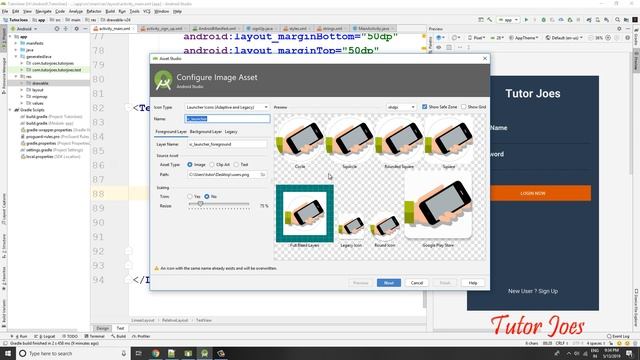 How to Change Launcher Icon of Android App from Default to Custom Using Android Studio in Tamil смотреть онлайн