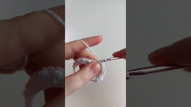 красивый бантик крючком, новый узор