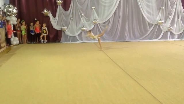 Мое выступление на соревнованиях по художественной гимнастике в городе Георгиевск