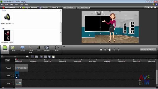 Как создать видео с Говорящими персонажами в Camtasia Studio смотреть онлайн