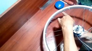 Как собрать велосипедное колесо, 1 часть.