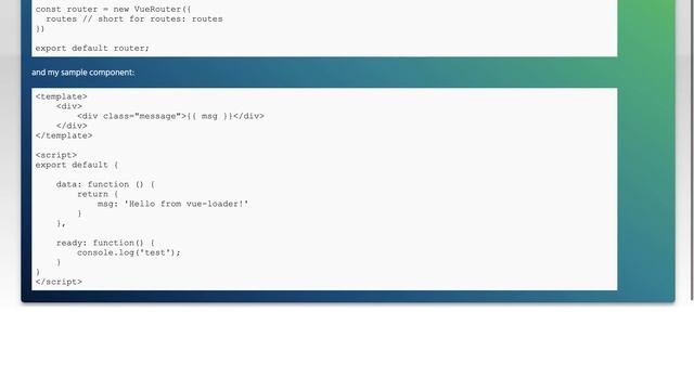 Vue.js ready() method doesn't get called in vue component смотреть онлайн
