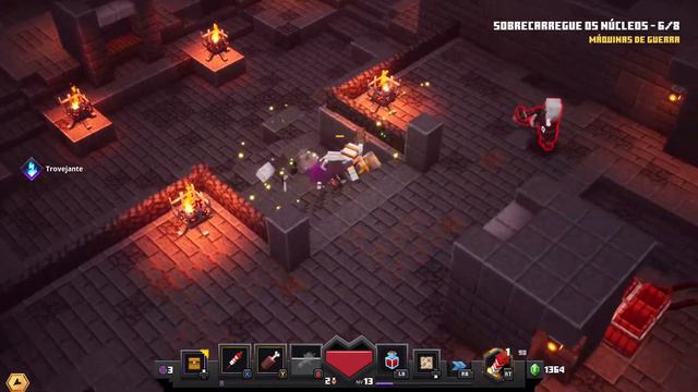 MINECRAFT DUNGEONS #10 - Forja Flamejante - Gameplay Dublado PT-BR! смотреть онлайн