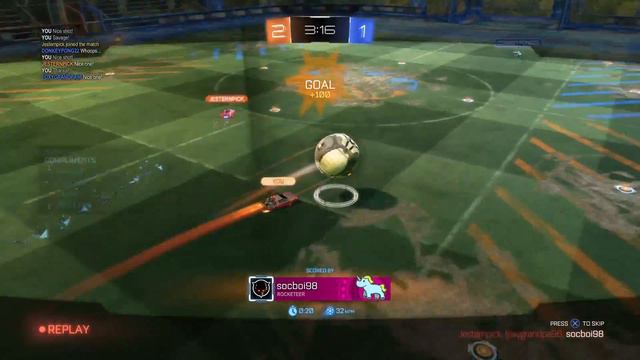 Rocket League® Little DeLorean Backflip Goal смотреть онлайн