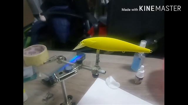 Покраска воблера аэрографом. смотреть онлайн