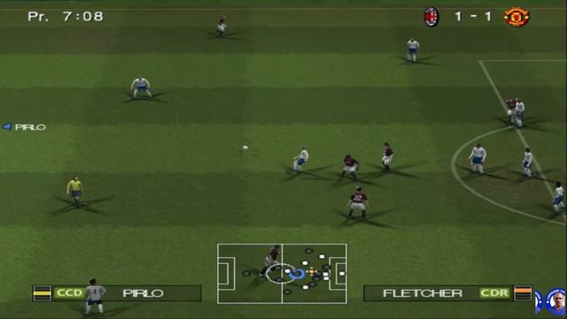 Pro Evolution Soccer 2009 (PES 2009) - PlayStation 2 (PS2) [GamePlay] смотреть онлайн