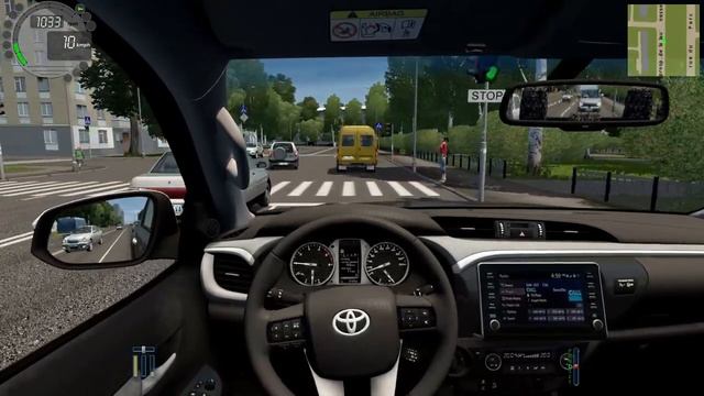 City Car Driving - Toyota HiLux SR5 | [Logitech G27] смотреть онлайн