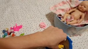 Вечерний влог) с силиконовым мини реборном Алиской