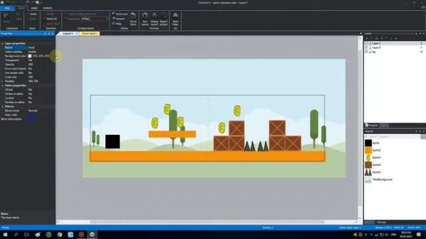 урок параллакс в construct 2 и construct 3