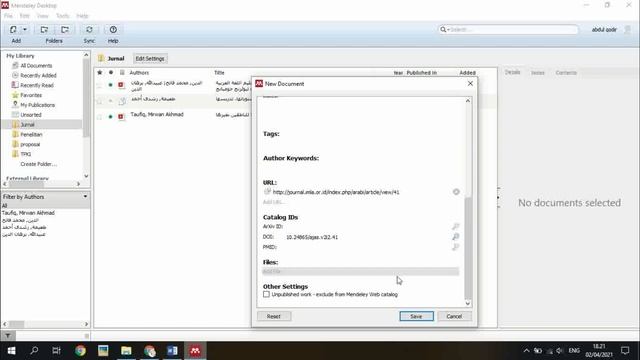 Lebih Dari 3 Cara, Entry Referensi di Mendeley Dekstop смотреть онлайн