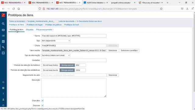 14.01- Criando um item com Zabbix agent passivo x ativo com item master, pré processamento e lld. смотреть онлайн
