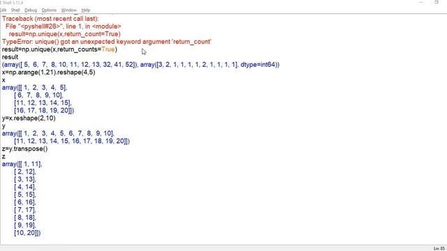 Numpy Functions | use of axis in numpy functions | flatten, ravel, view, std, where functions смотреть онлайн